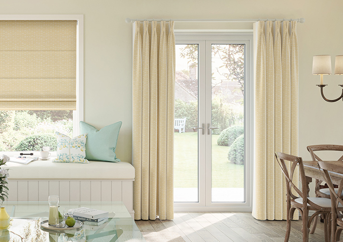 Rolling Hills Velvet, Golden - Made to Measure Curtains - Image 3